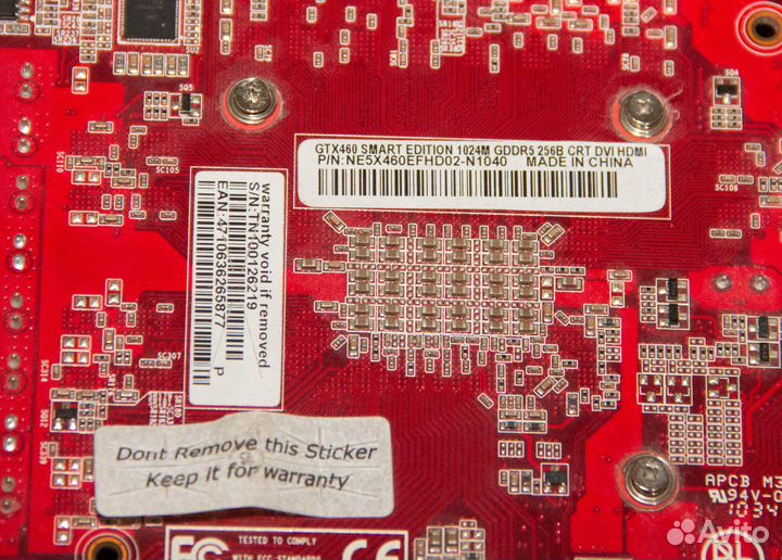 Видеокарта Palit GTX 460 1Gb DDR5