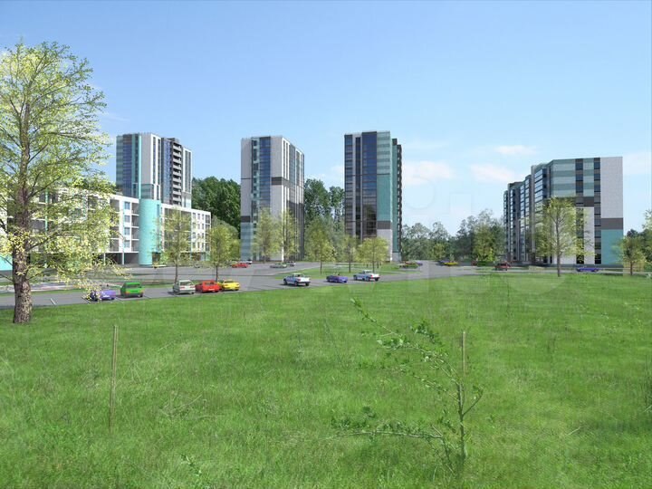 3-к. квартира, 87,9 м², 3/16 эт.