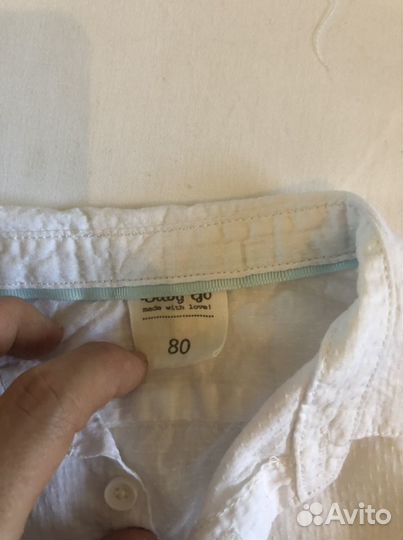 Рубашка на мальчика новая(1-1,5 года)