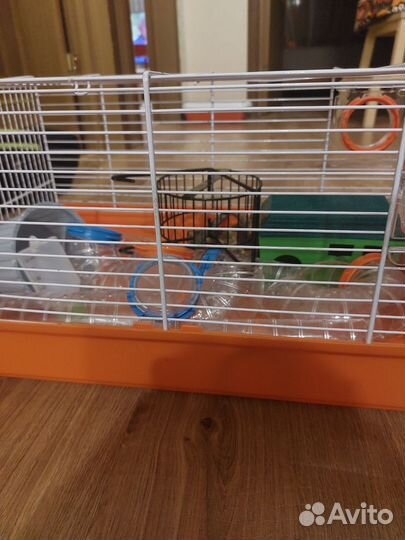 Клетка для хомяка с трубами