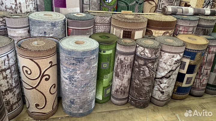 Ковры и паласы новые на отрез