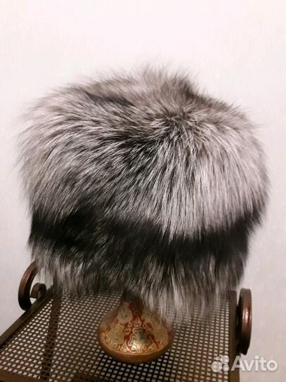 Шапка чернобурка женская