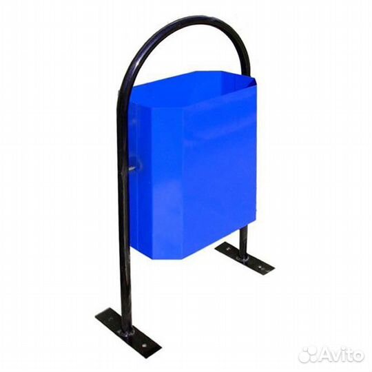 Уличные урны, круглые с козырьком, с пепельницей