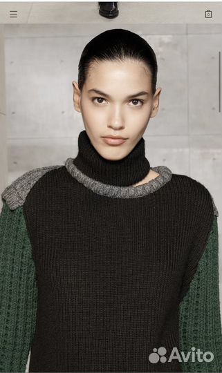 Джемпер с шерстью женский Zara