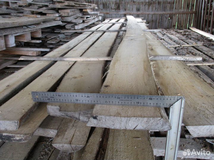 Чёрная(глухая) ольха сухая необрезная доска 40 мм