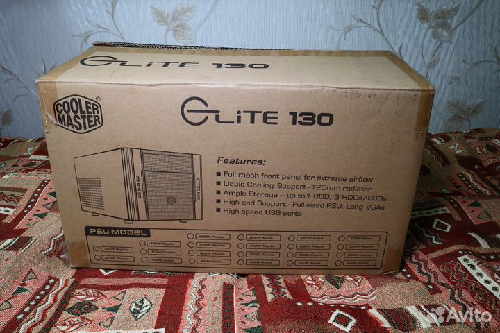 Корпус Cooler Master Elite 130 Mini-ITX