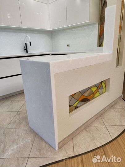 Изготовление столешниц из листового камня