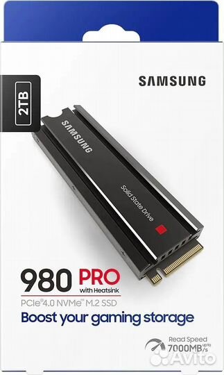 Ssd Samsung 980 PRO 2TB with Heatsink MZ-V8P2T0CW