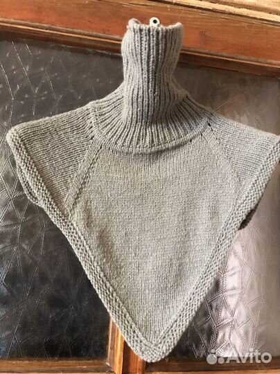 Манишка мужская вязанная