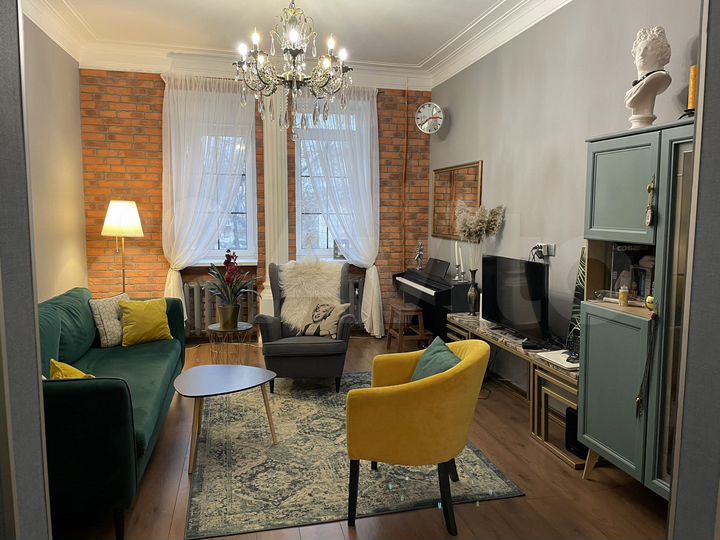 3-к. квартира, 72 м², 3/4 эт.