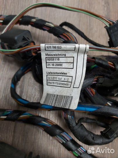 Проводка двери задняя левая Bmw X6 E71 N54 2008