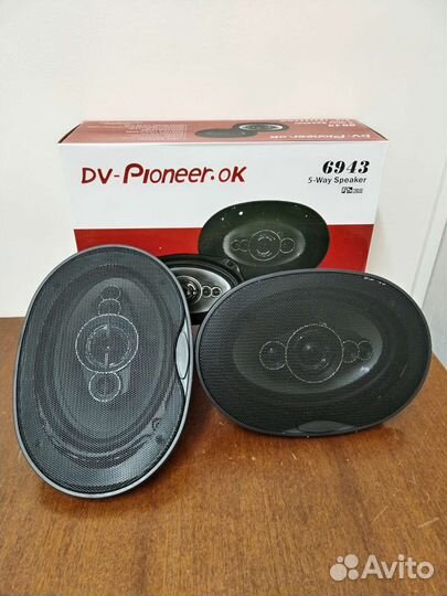 Динамики овалы pioneer, 1200w
