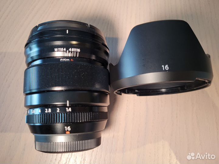 Объектив Fujinon xf 16mm f1,4 R WR