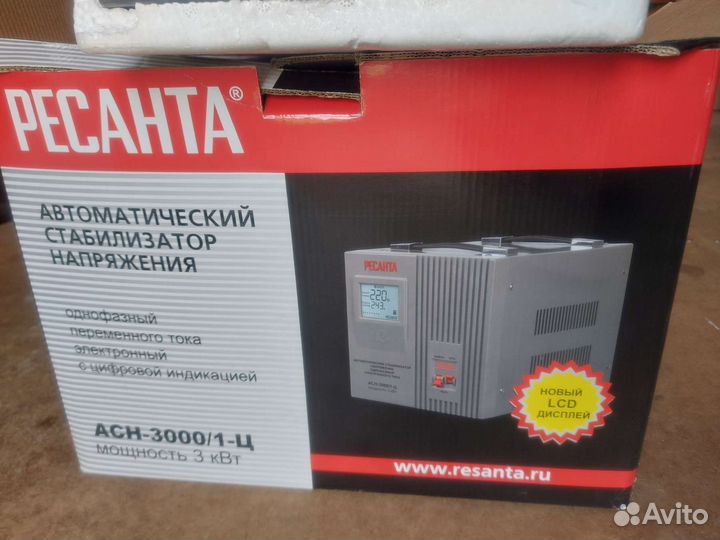 Стабилизатор напряжения ресанта ACH-3000/1-C