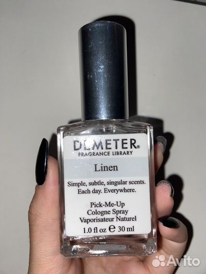 Духи demeter Linen остаток