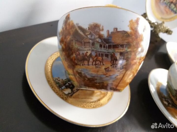 Набрр посуды Винтж Лимож Охота