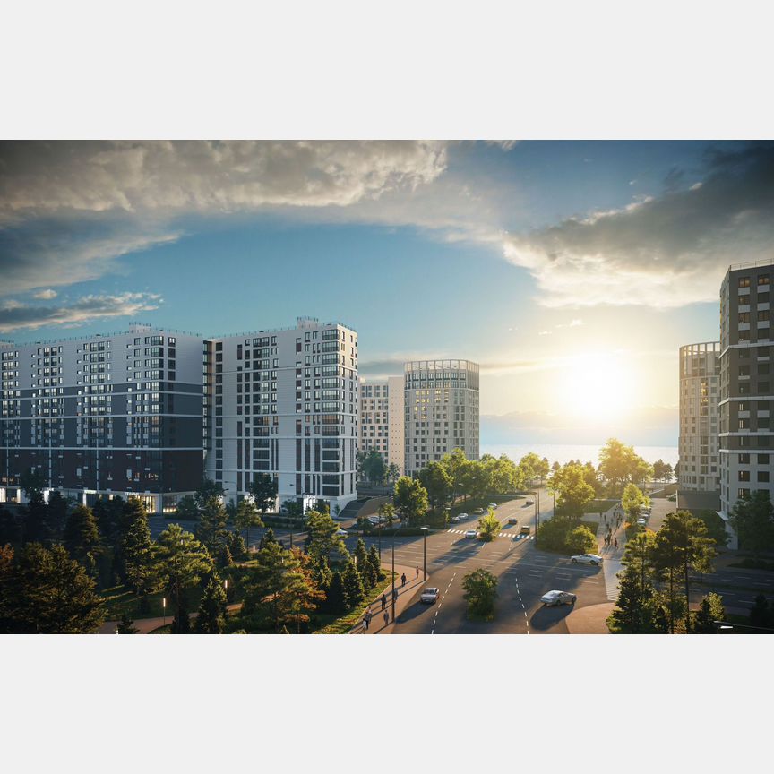 2-к. квартира, 56,4 м², 11/15 эт.