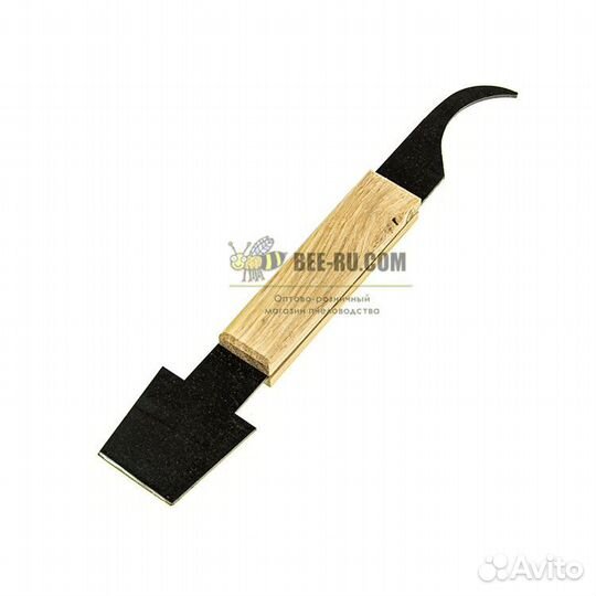 Стамеска пчеловода 240*2 мм (сталь, ручка дерево)