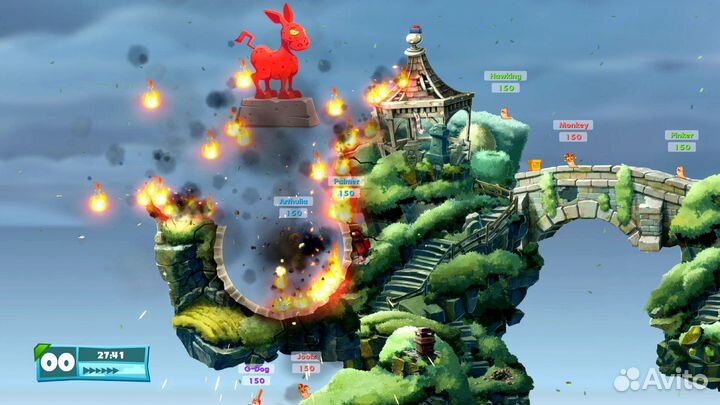 Worms Battlegrounds + Worms WMD (PS4)