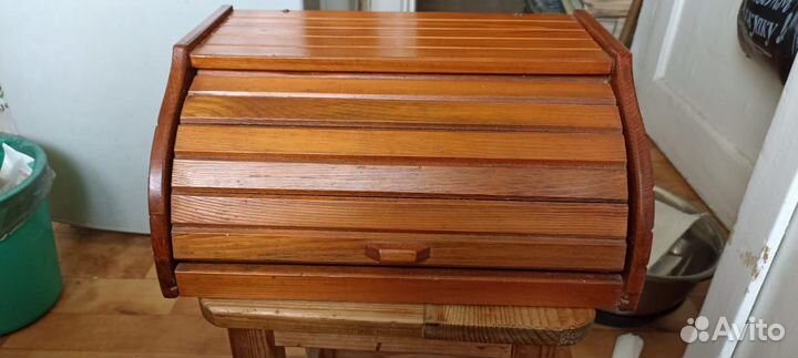 Хлебница деревянная винтаж