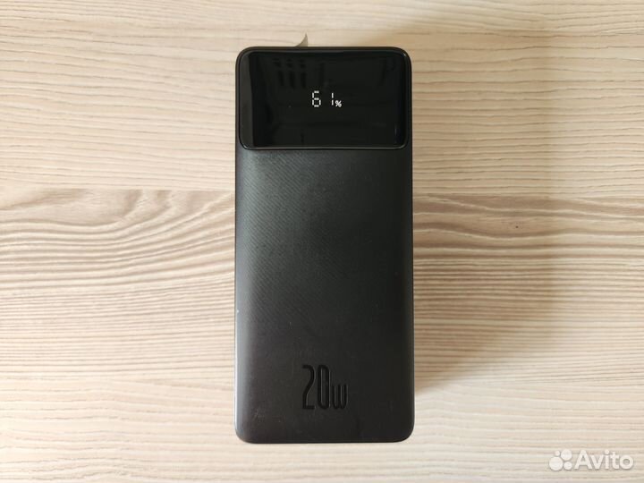 Внешний аккум, зарядное, Powerbank Baseus 20000мАч