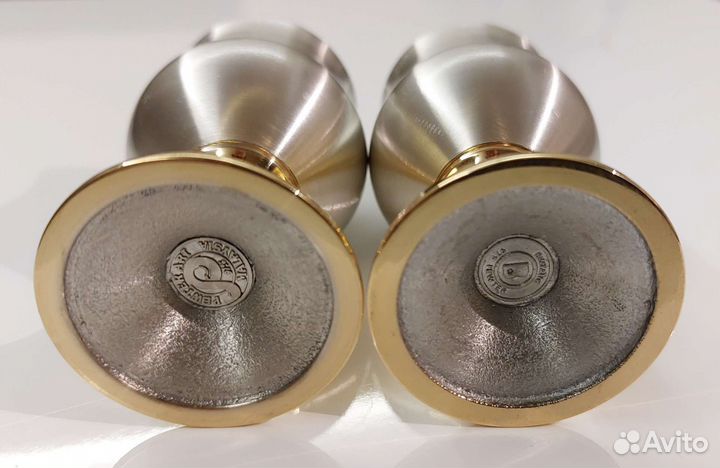 Рюмка винтажная олово