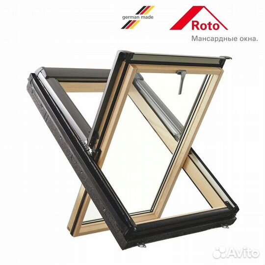 Мансардные окна R45 однокамерные