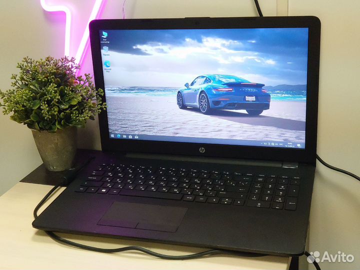 Свежий игровой HP (Ryzen 5, 8Gb, 4Gb Video,SSD500)