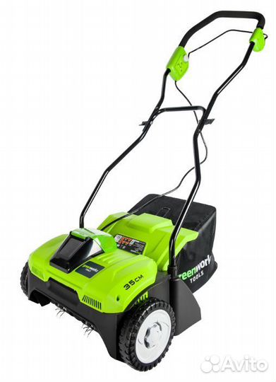 Аэратор аккумуляторный greenworks, 40V, без акб И