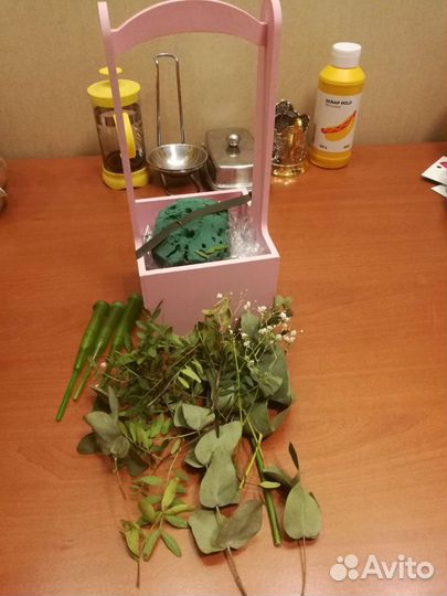 Набор для букета / корзина для цветов