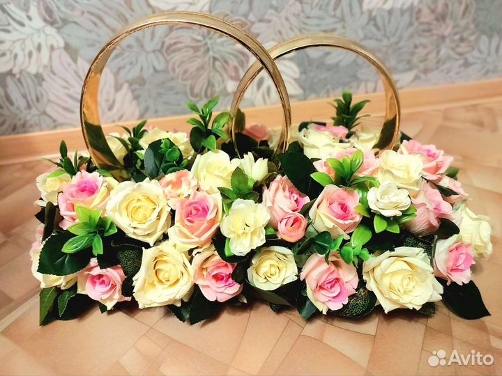 Свадебные украшения на машину