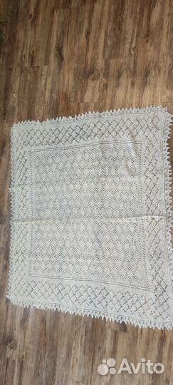 Пуховый платок паутинка шаль