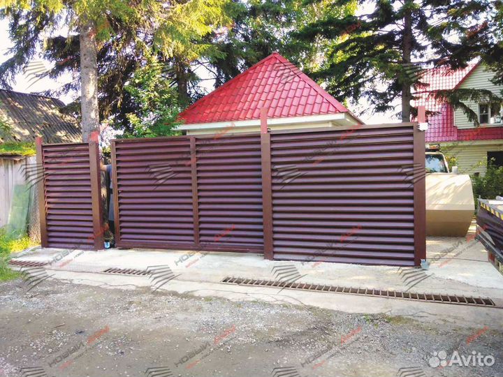 Забор жалюзи еврозабор