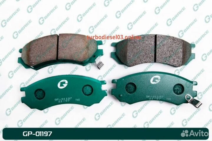 Колодки G-brake GP-01197 GP01197 G-brake