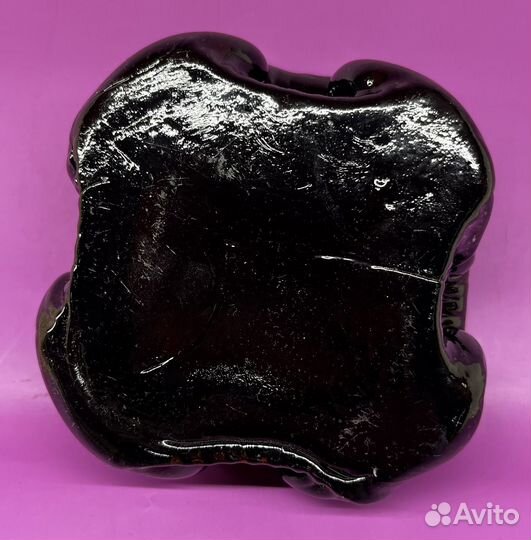 Старинная пепельница. Оранжевое стекло СССР