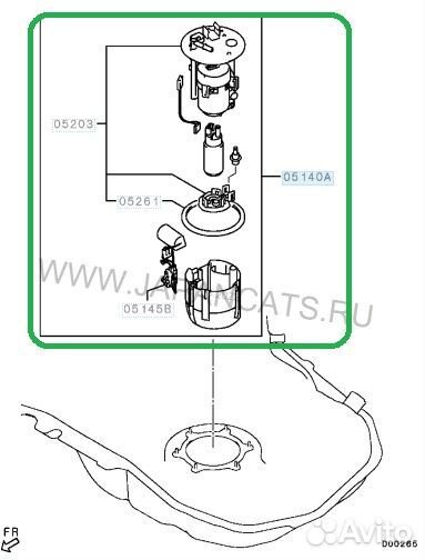 Топливный насос (Бензонасос) Mitsubishi Lancer X