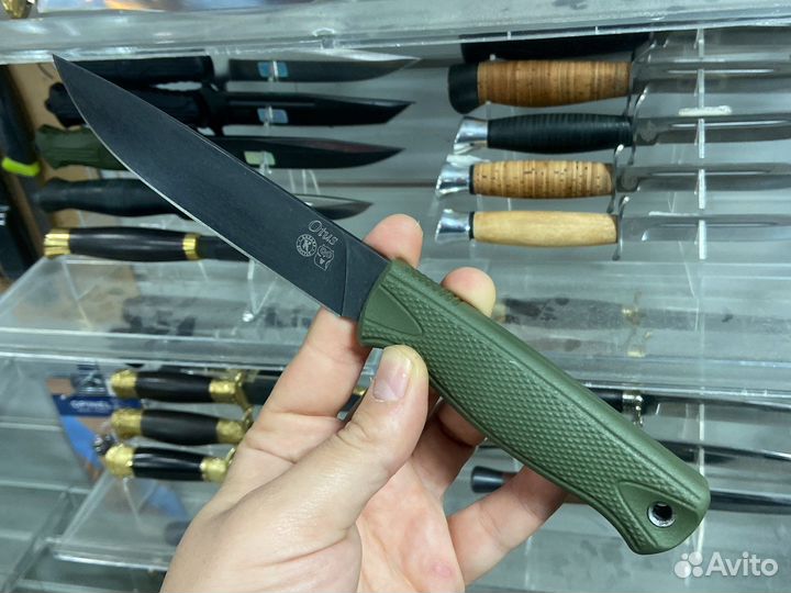 Кизлярский Нож Отус (Aus-8,ножны платик)