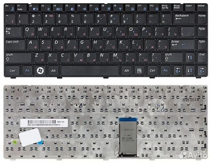 Клавиатура для ноутбука samsung R418 R420 R425