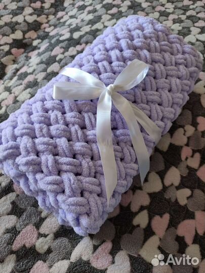 Плед детский плюшевый