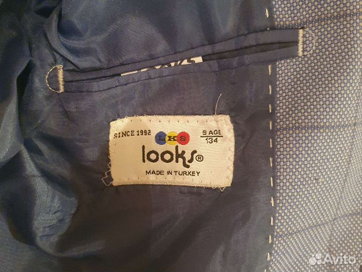 Пиджак на мальчика 134