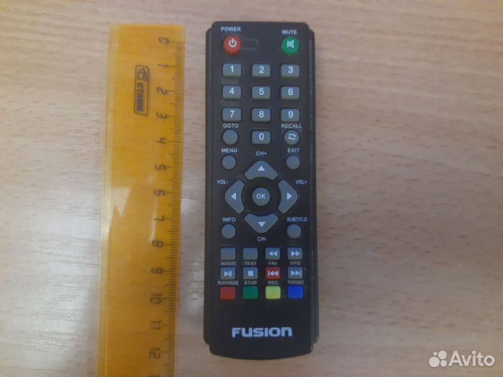 Пульт fusion для DVB-T2-ресивера fusiondtr-01