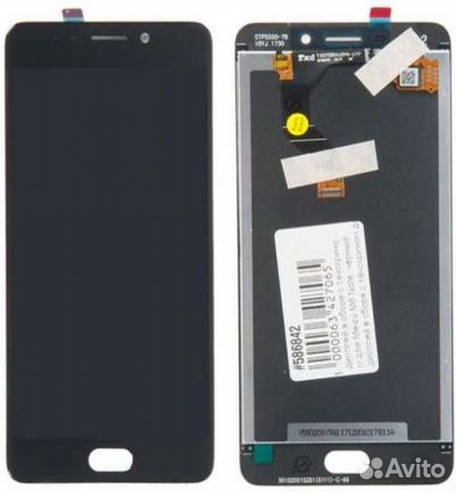 Дисплей для Meizu M6 Note (M721H) Черный