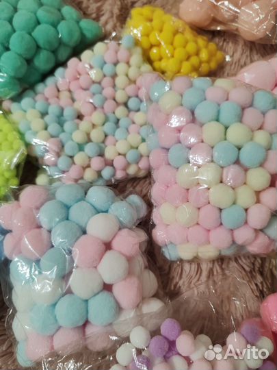 Помпончики для творчества