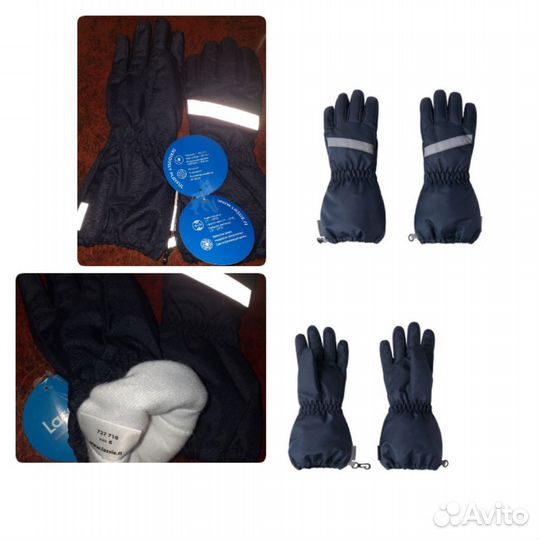 Новые р.1-8 зима краги Reima,Lassie/tec варежки