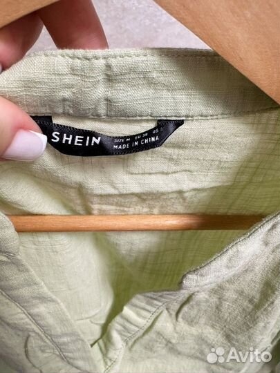 Льняная рубашка женская