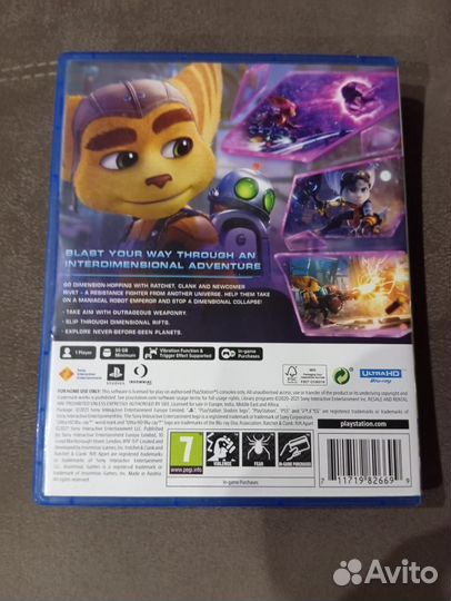 Диск Ratchet & Clank Rift apart