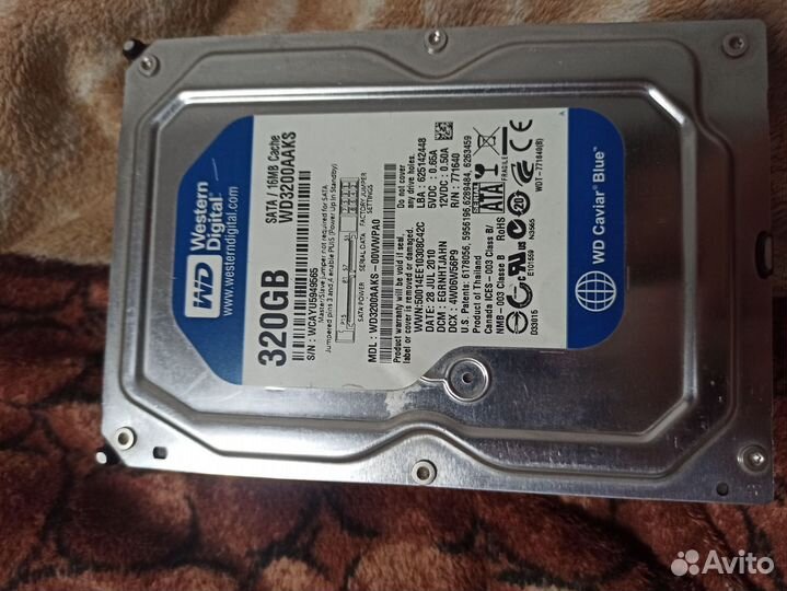 Жесткий диск 320 гб