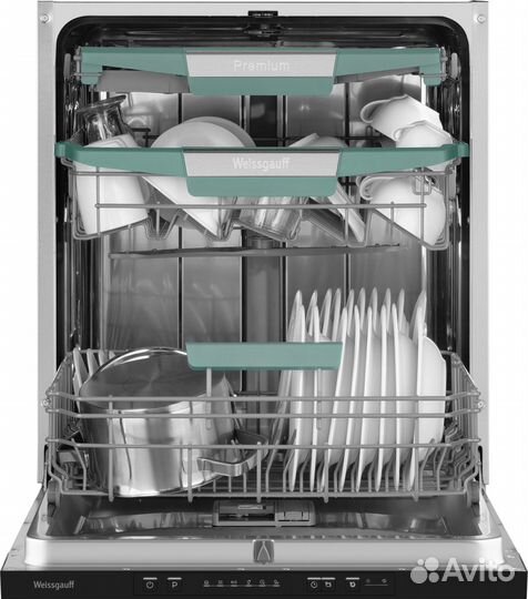Посудомоечная машина встраив. Weissgauff BDW 6136 D Inverter AutoOpen Infolight