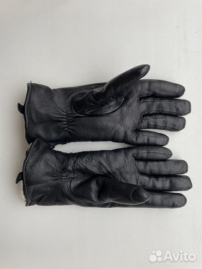 Перчатки женские кожаные