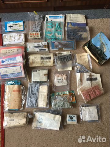 Модели сборные в пакетах